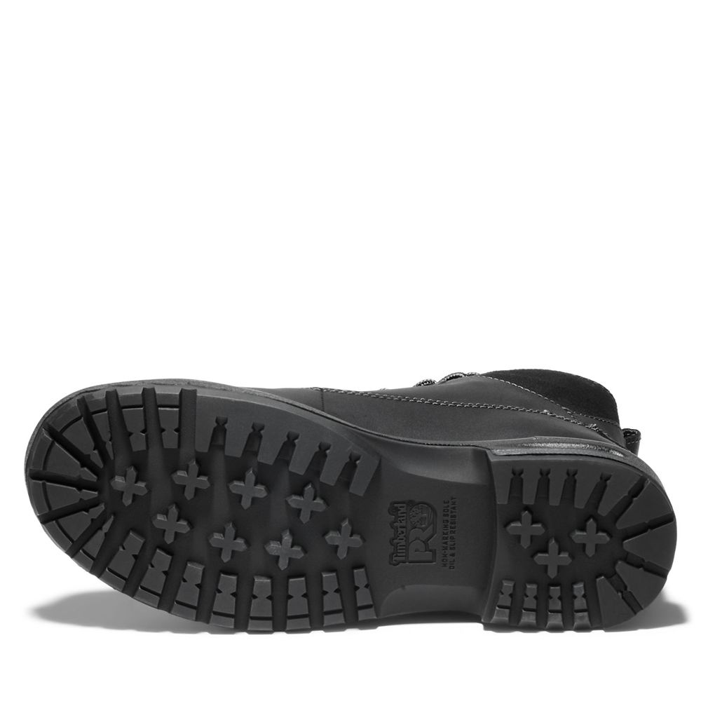 Botas de Trabajo Feminino - Timberland Pro® Hightower 6” Alloy Toe - ZLQEW0159 - Pretas